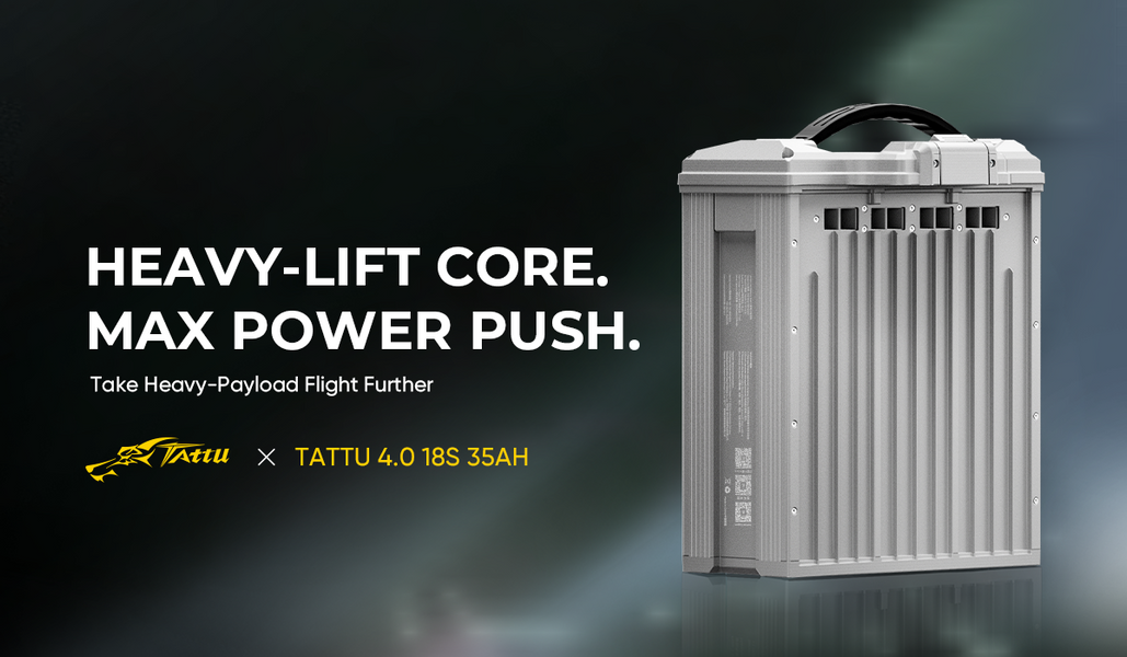 Tattu Unveils the 4.0 18S 35Ah Smart Battery: Redefining the Power Standard for 80kg-Class Heavy-Lift UAVs