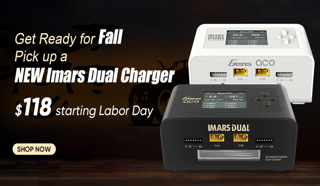 Pick up the new Imars Dual Charger on Genstettu Fall Promotion