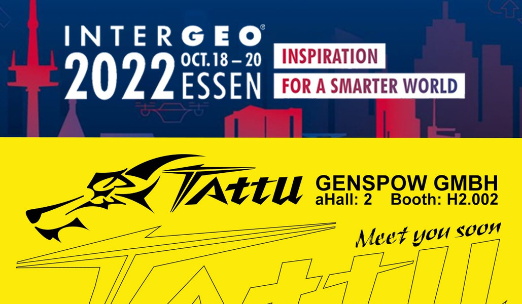 Tattu will meet you at the 2022 INTERGEO Drone EXPO | Germany