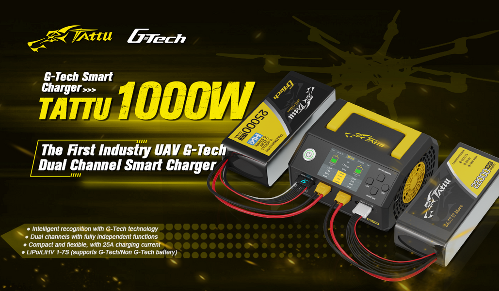 Tattu TA1000 Dual-Channel Smart Charger: The Versatile Charging Solution