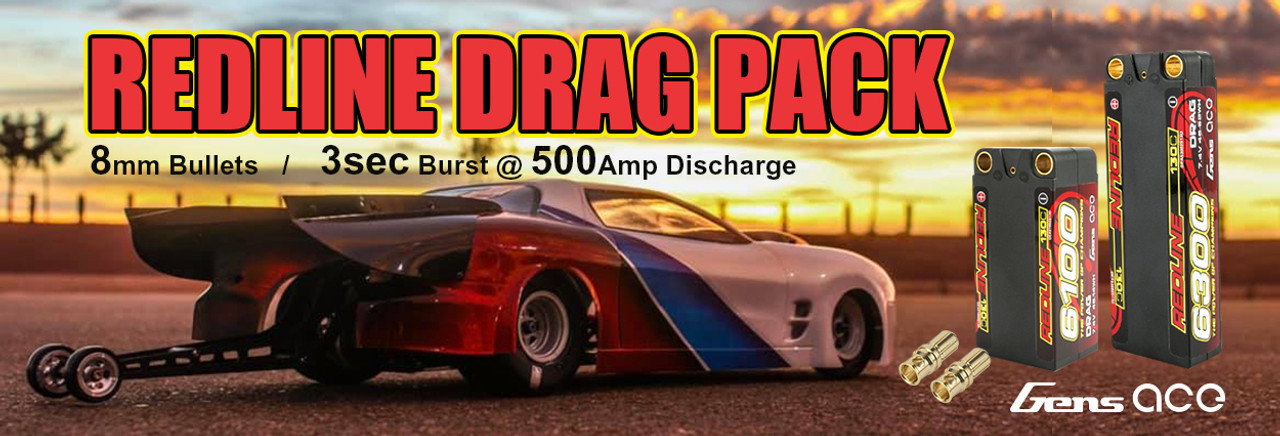 Gens ace drag racing rc car battery