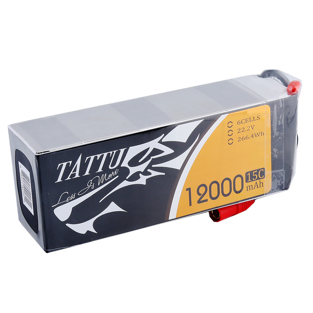tataty Tattu 15C 6S 12000mAh Battery Pack with AS150 +XT150 Plug