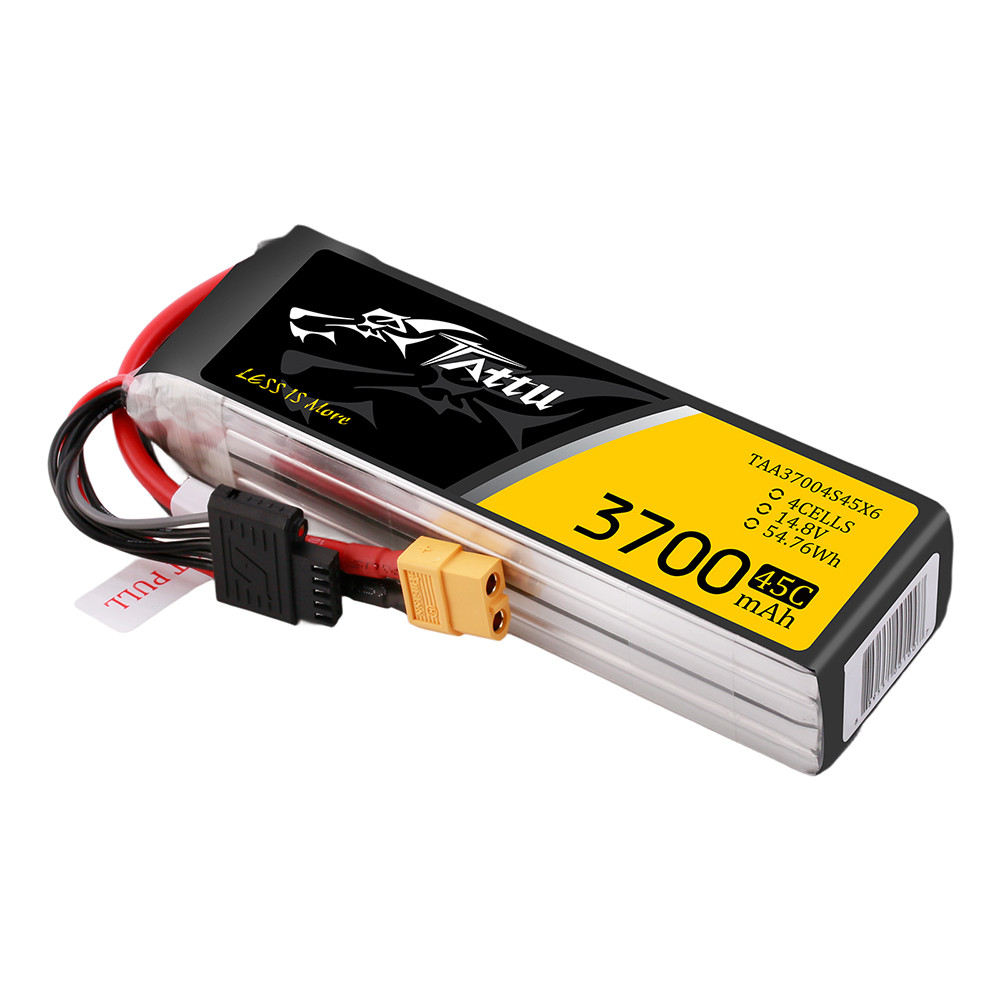 Tattu 4S Lipo RC Akku 850mAh 75C 14.8V Akku mit XT30 Stecker für Multirotor FPV von Größe 150 bis 180