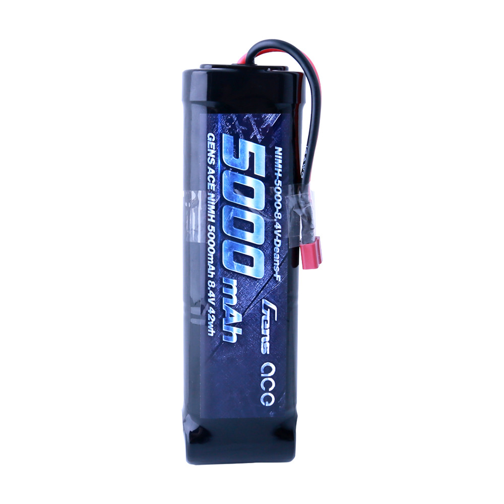 Gens ace 5000mAh 8.4V Ni-MH Battery Flat Style with Deans Plug