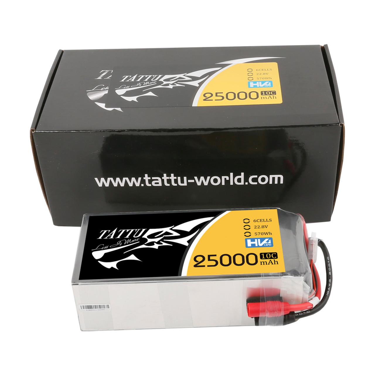 TATアナリシス Tattu G-Tech 6S 25000mAh 10C 22.8V High Voltage Lipo Battery