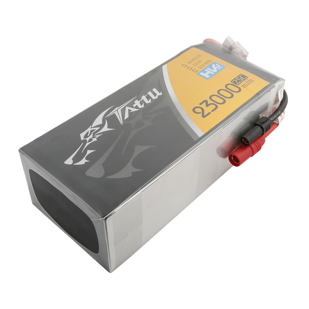 Tattu 22.8V 25C 6S 23000mAh High Voltage LiPo Battery with AS150+