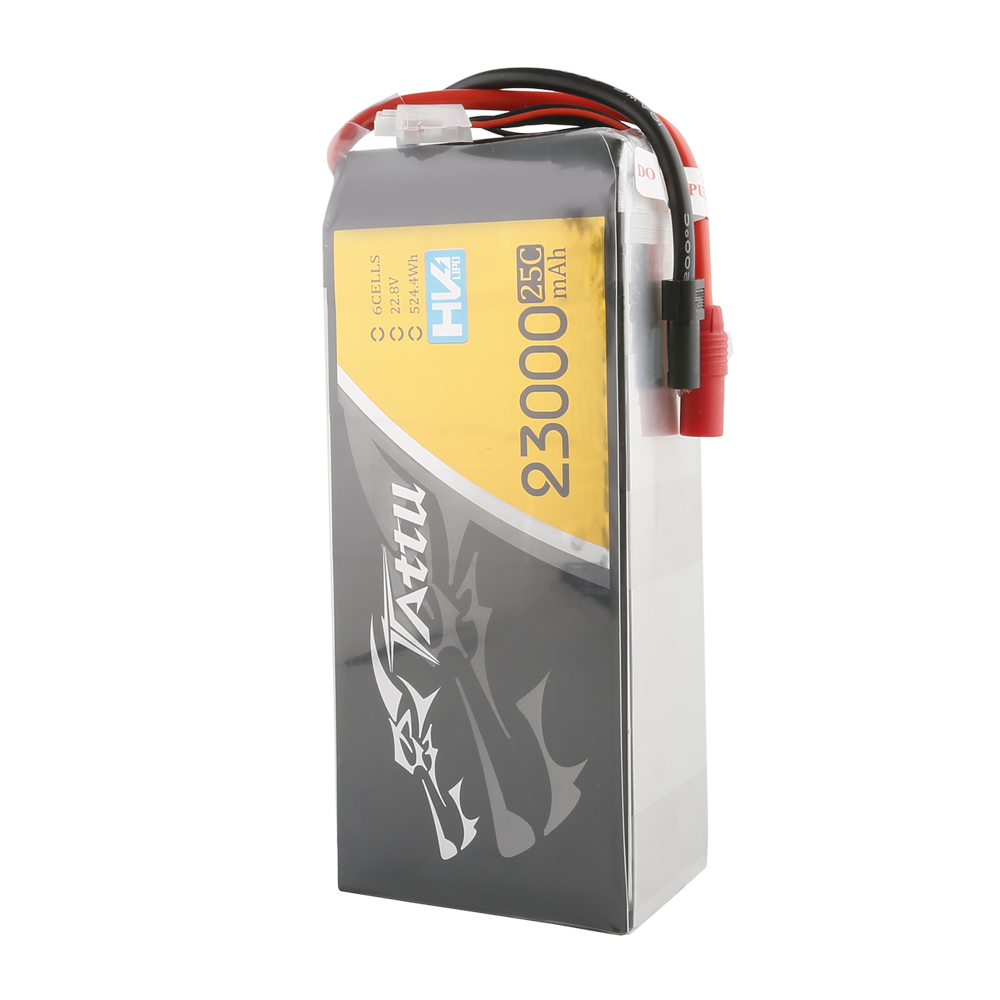 Tattu 22.8V 25C 6S 23000mAh High Voltage LiPo Battery with AS150+