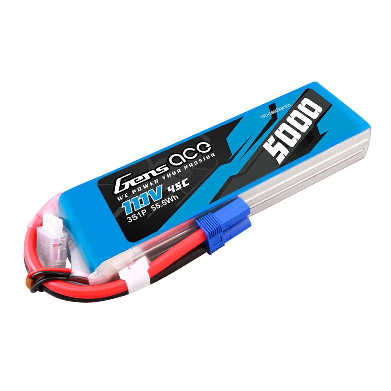 GENS ACE BATTERIE LIPO 3S 11.1V-5000-50C