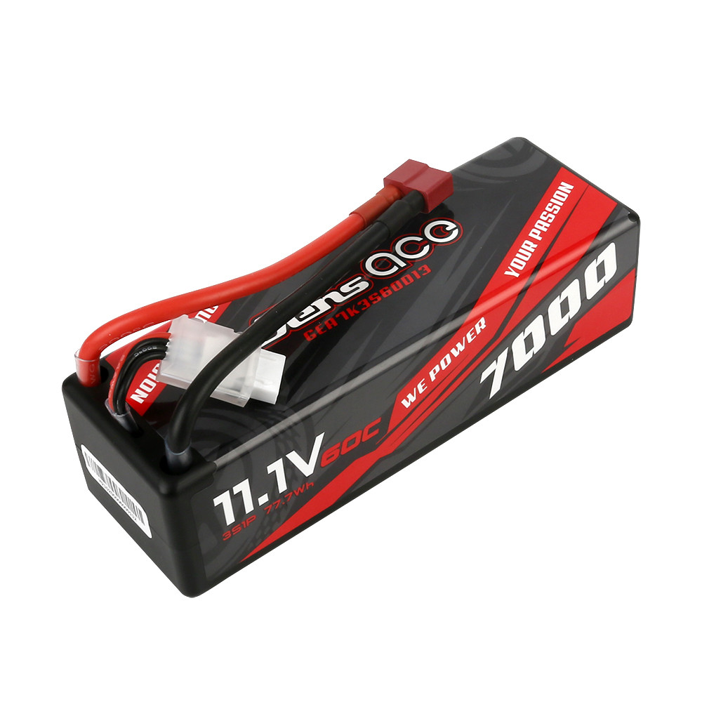 Gens ace 7000mAh 3S 60C 11.1V HardCase Lipo Battery Pack #13 with