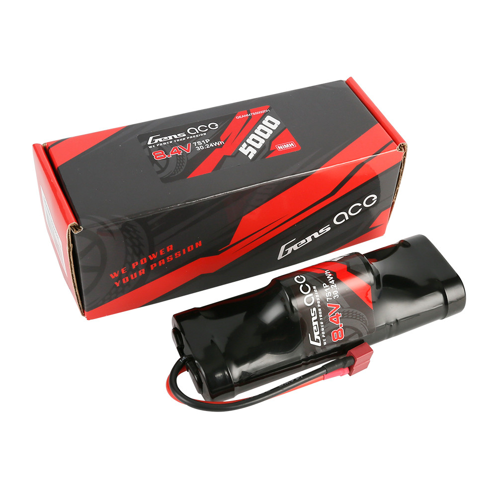 その他 Amen p706p5g Gens ace 8.4V 5000mAh Ni-MH Battery Hump Style with Deans Plug