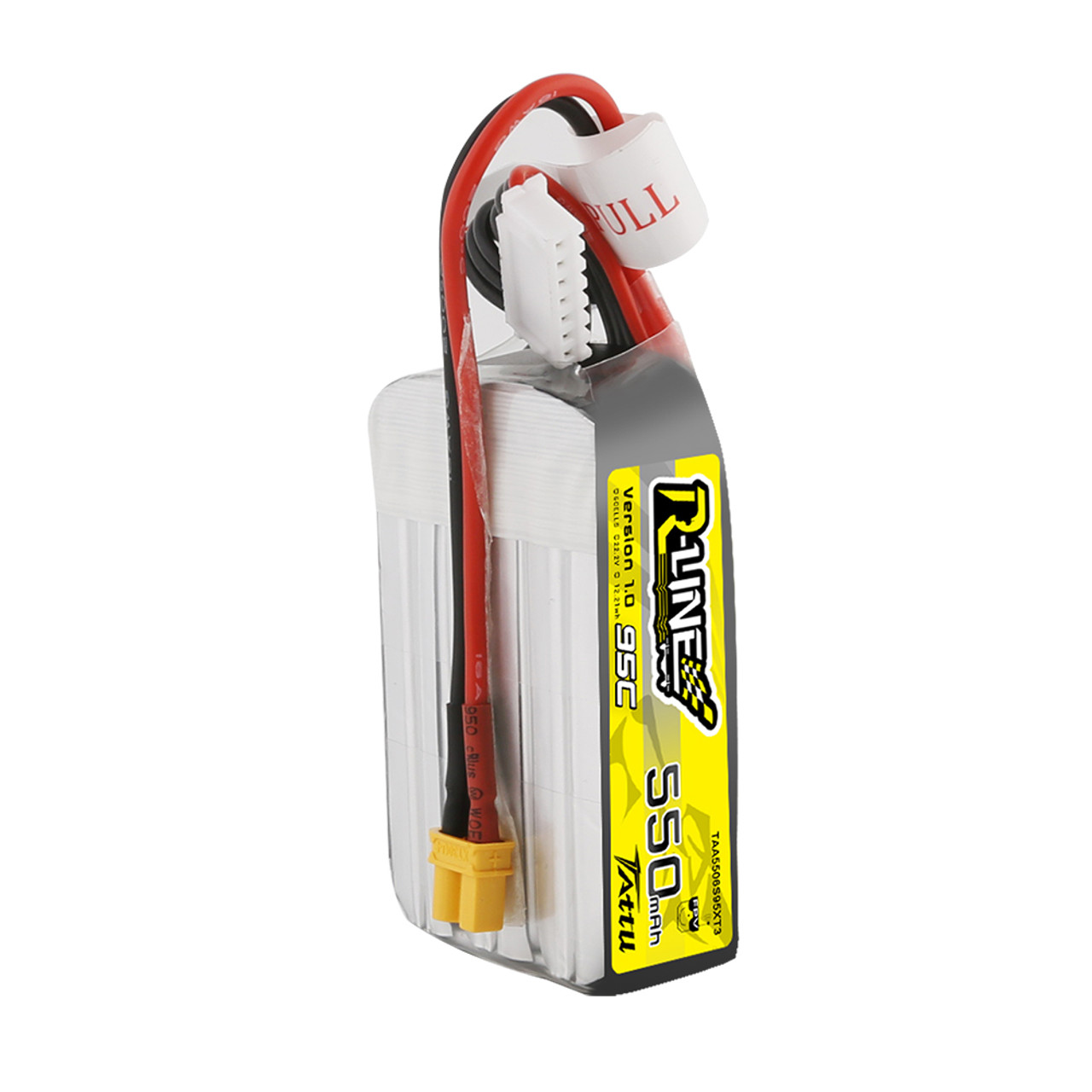 【2個セット】Tattu R-Line1.0 6S 95C 5100mAhリポ Tattu R-Line Version 5.0 1550mAh 6S 150C 22.2V Lipo Battery