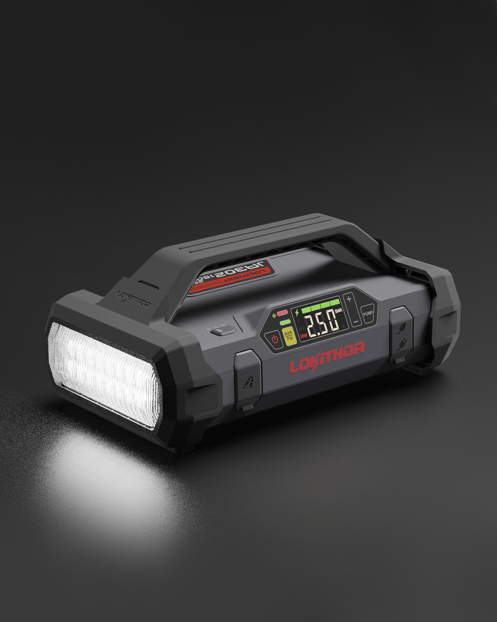 JA302-Car Jump Starter and air inflator with capacity of 74Wh