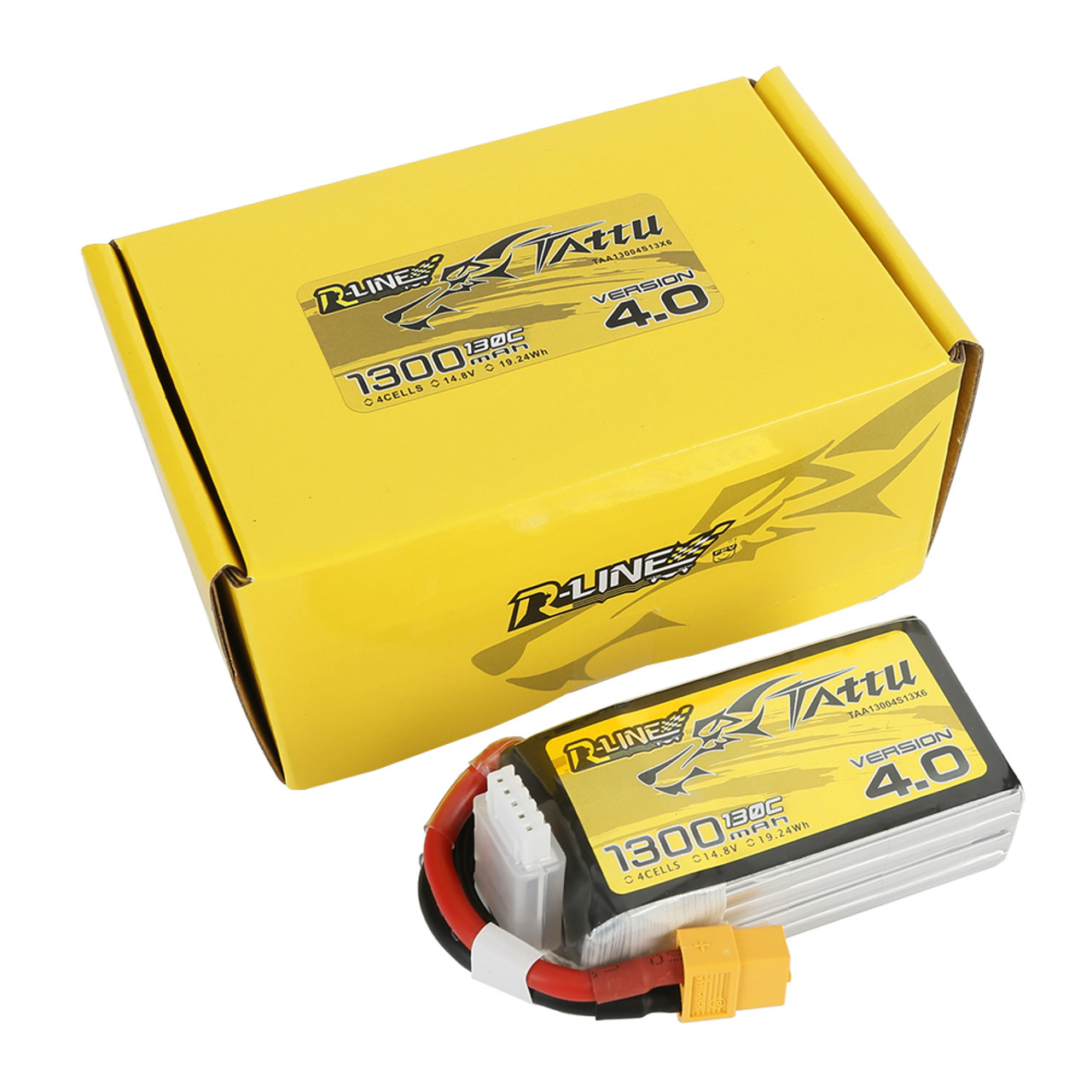 Batterie Lipo Tattu R-Line 4S 1550mAh 130C - Version 4.0 - Drone