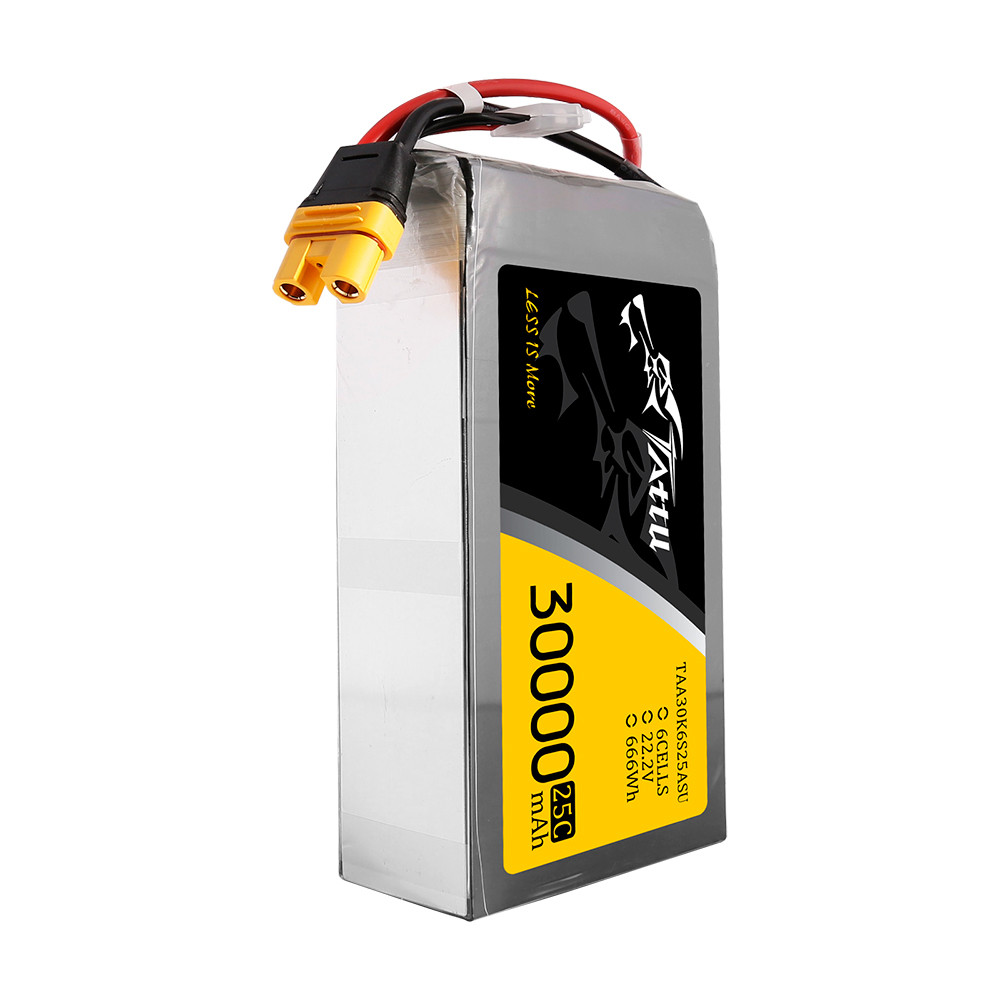 Tattu G-Tech 30000mAh 6S 22.2V 25C Lipo Battery Pack with AS150U-F