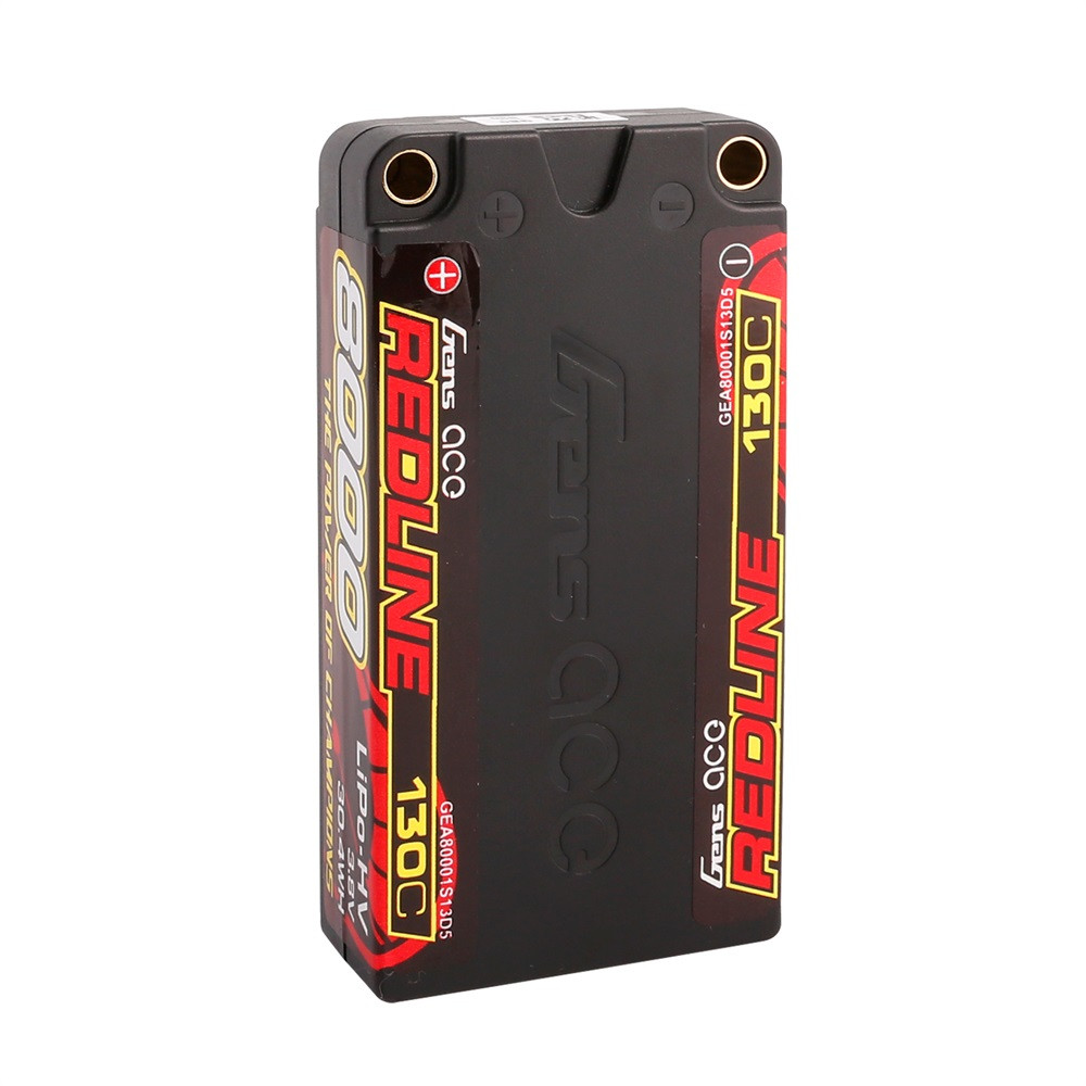 Gens ace Redline Series 8000mAh 3.8V 130C 1S2P HardCase 65# HV
