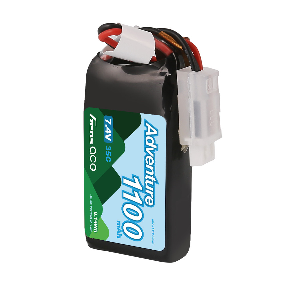 Gens ace 1100mAh 2S 7.4V 35C Adventure Series Lipo Battery Pack