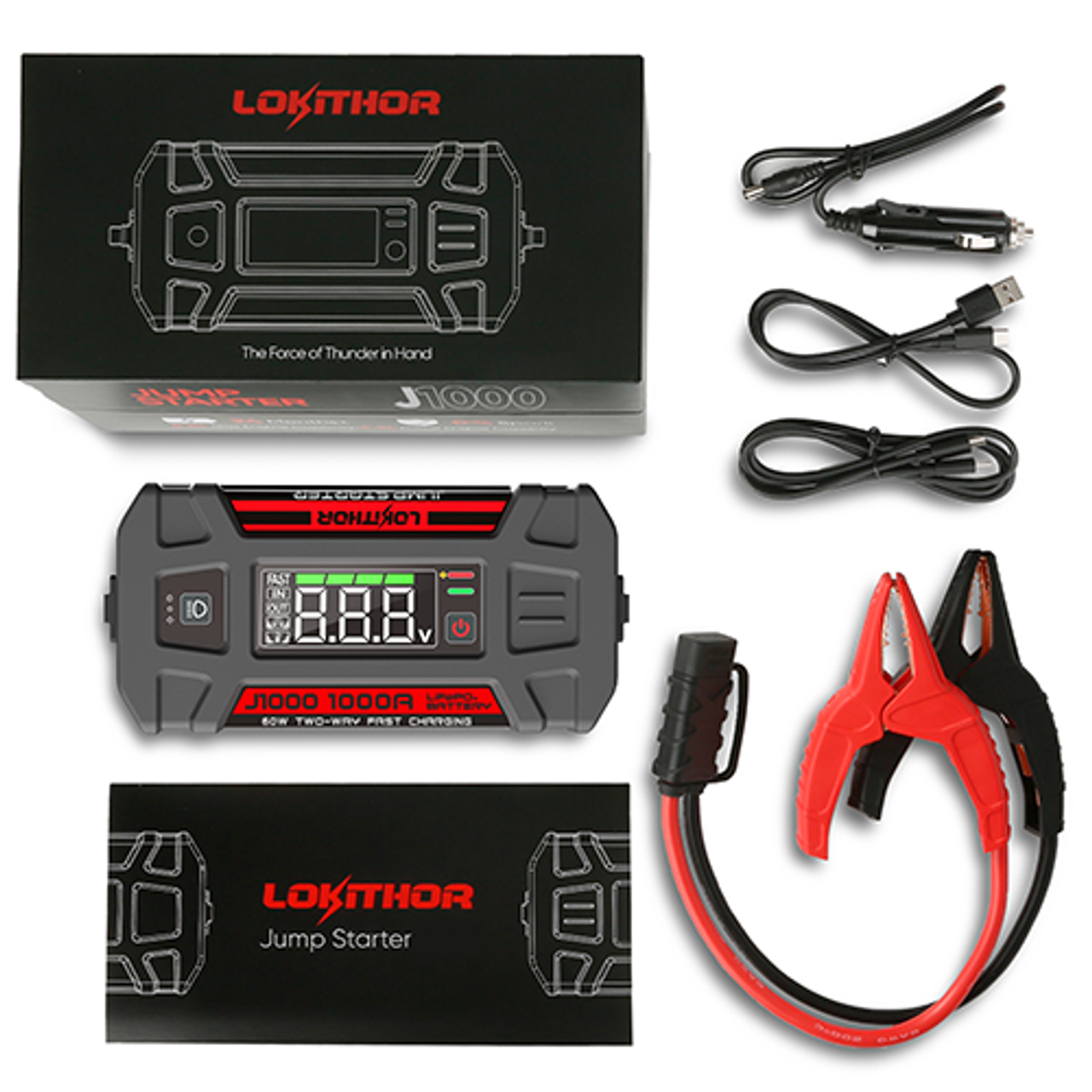 Lokithor Starthilfe-Powerbank J1000 12V 1000A zum günstigen Preis