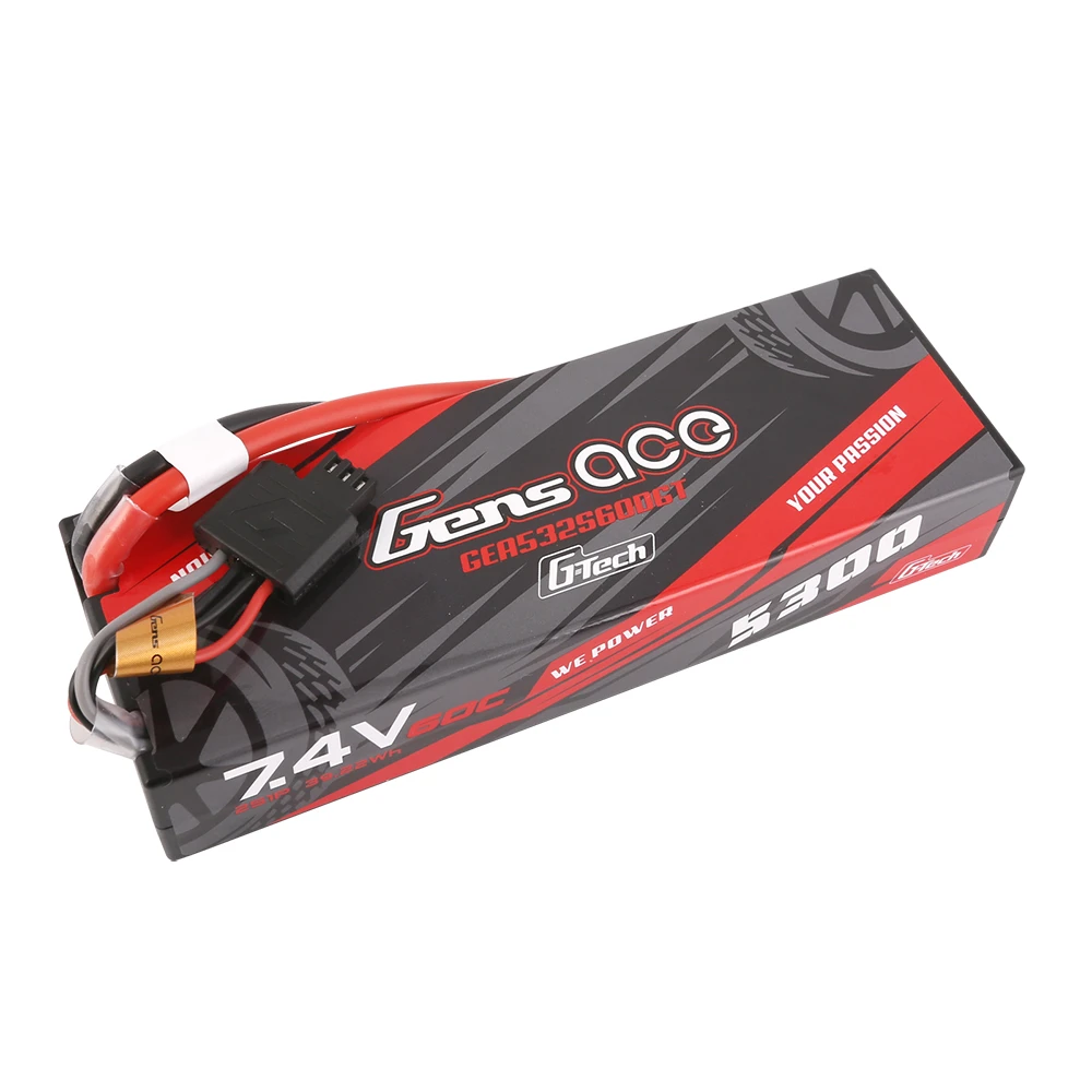 Hilldow 3S LiPo Akku 11,1V 65C 3300mAh RC Batterie mit T Stecker Hardcase Lipo Battery für RC