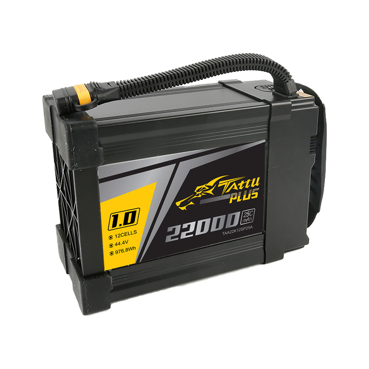 即納特価ふy2006◆TATTU PLUS 12S1P 22000mAh 44.4VB 12CELLS 976.8Wh インテリジェントバッテリー リポバッテリー ドローン 中古 バッテリー、充電器