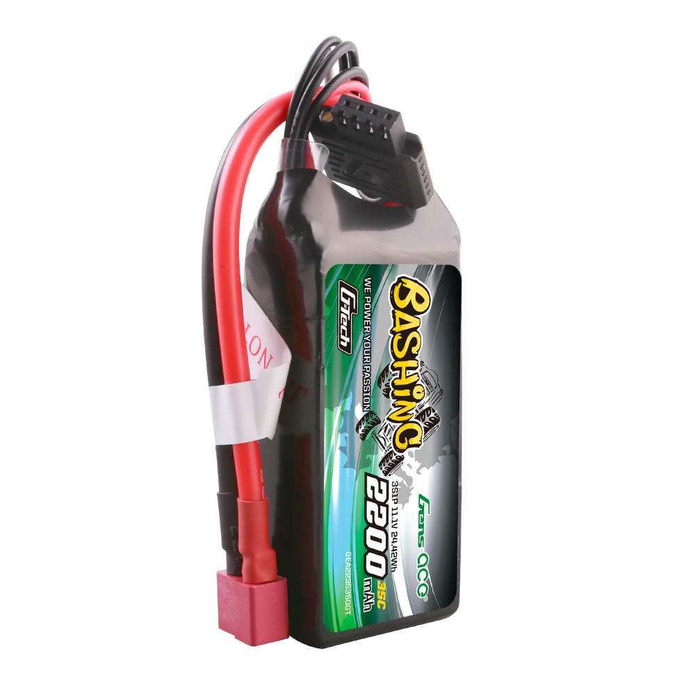 Gens ace 2200mAh 3S 11.1V 35C Bashing G-tech Lipo Battery Pack