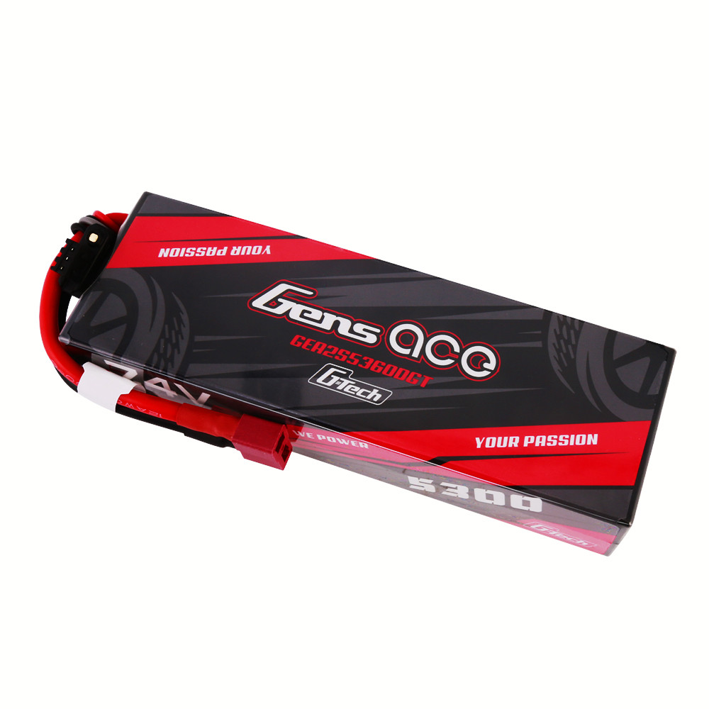 Gens ace G-Tech 5300mAh 2s 7.4V 60C HardCase Lipo Battery Pack 21