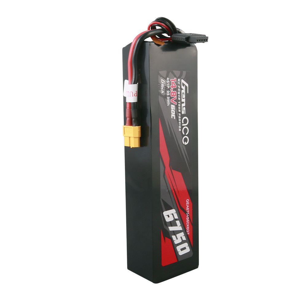 Gens ace 6750mAh 4S 14.8V 60C G-techLipo Battery