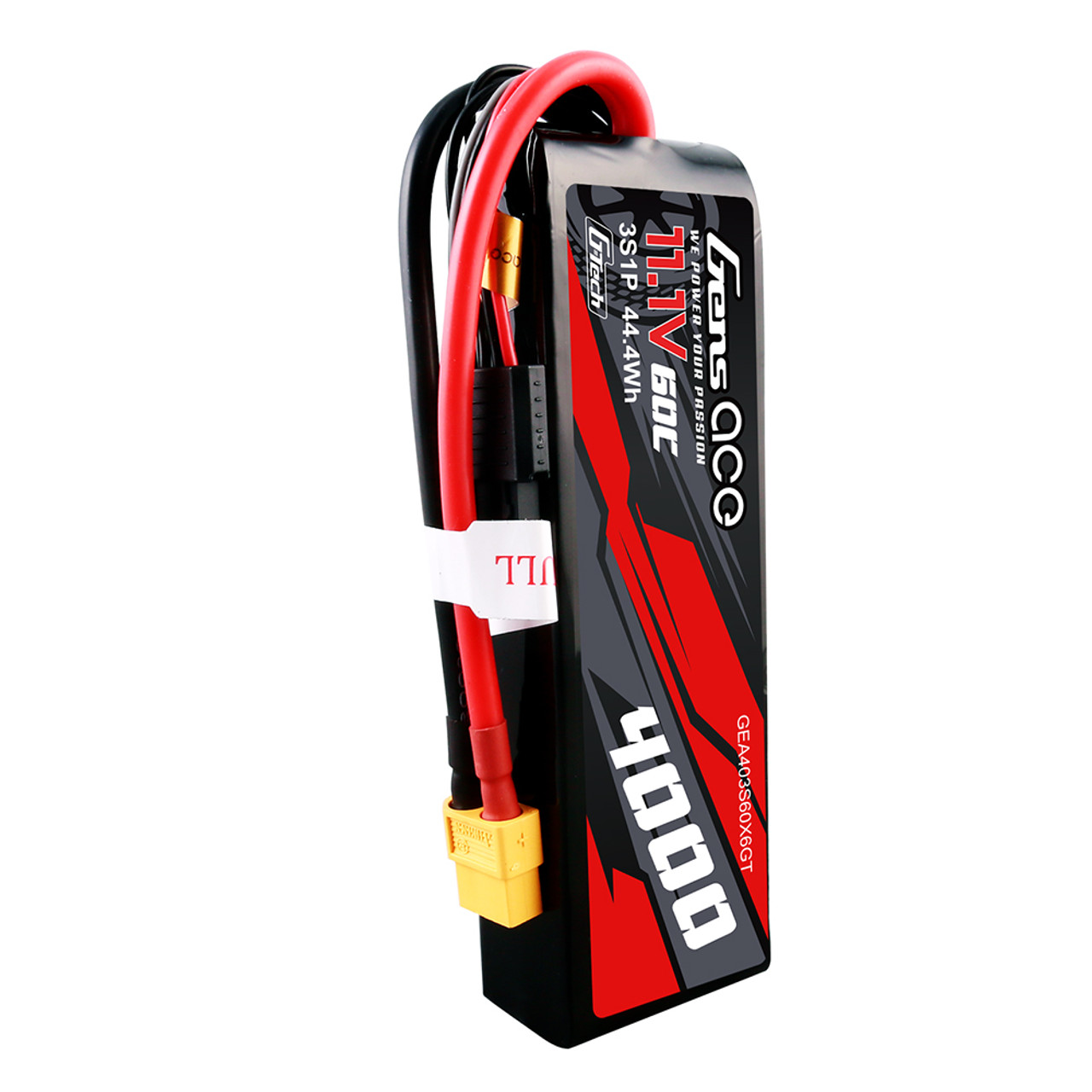 Gens ace Battery LiPo 3S 11.1V-5300-60C(Deans) 139x46x38mm 385g - Björ