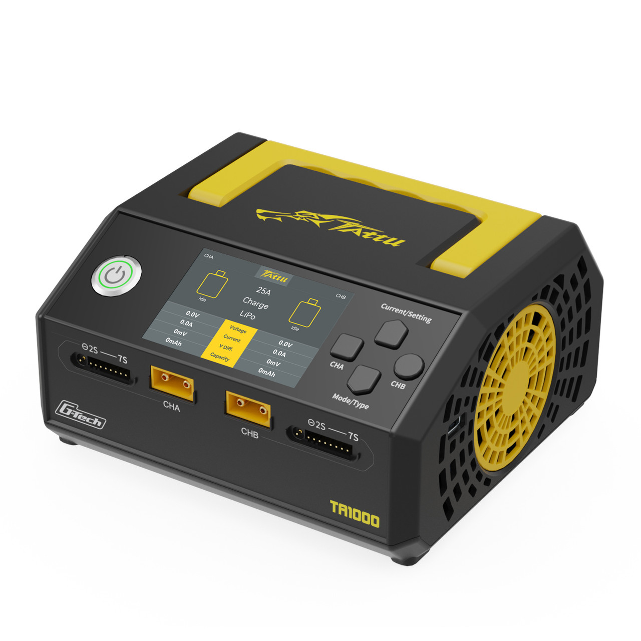 Tattu TA1000 G-Tech Dual-channel Charger 25A*2 1000W for 1S-7S