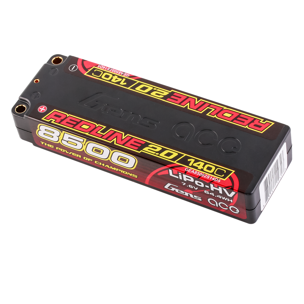 2S Lipo Akku 7,6V 85C 5600mAh RC Akku Hartgehäuse Mit 5mm Bullet Auf EC3 Connector Für RC Fahrzeuge Im 1/10 Maßstab Lastwagen Boote RC Modelle