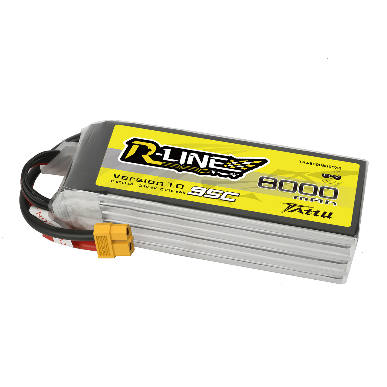 2個セット】Tattu R-Line1.0 6S 95C 5100mAhリポ 2個セット】Tattu R