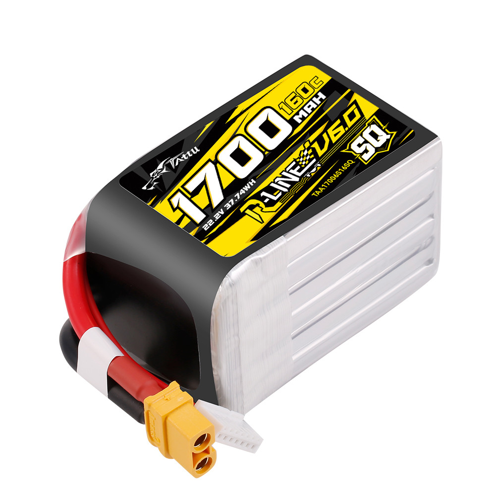 Batería Lipo Fpv De 22.2v 1300mah 6s 75c Enchufe Xt60 ... | Cuotas sin