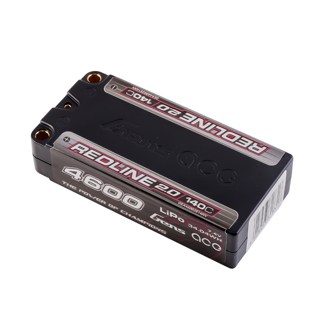 【激レア！スコア】HEAVY L NEW POWER BEST 2 Gens ace 4600mAh 2S 140C 7.4V HardCase 130# HV Shorty Redline 2.0