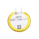 Grepow 3.7V 170mAh LiPo Round Shaped Battery 3030027