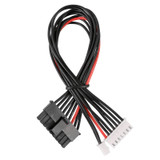 Tattu Plus 6S balance cable:MOLEX-436450-9P plug to JST-XHR-7P plug,180mm