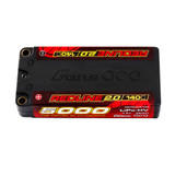 Gens ace 5000mAh 2S 7.6V 140C HardCase130#  HV Redline 2.0 Series Lipo Battery with 5.0mm bullet