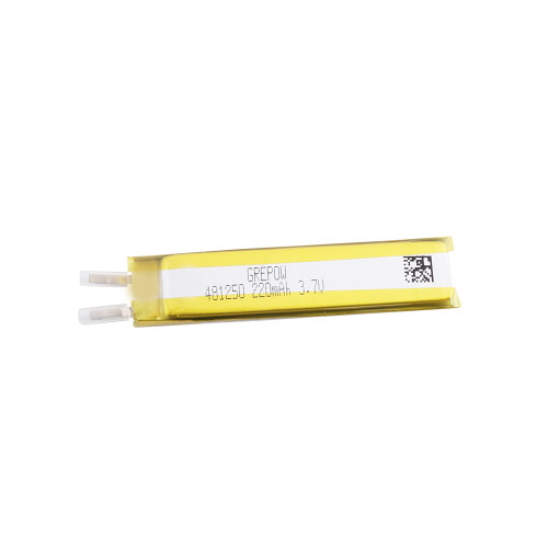 Grepow 3.7V 220mAh LiPo Rectangle Shaped Battery 4812050