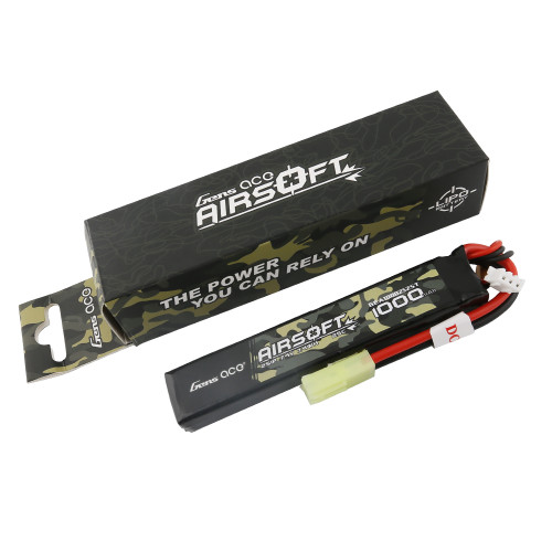 Gens ace 25C 1000mAh 2S1P 7.4V Airsoft Battery with Tamiya Plug Product Pic