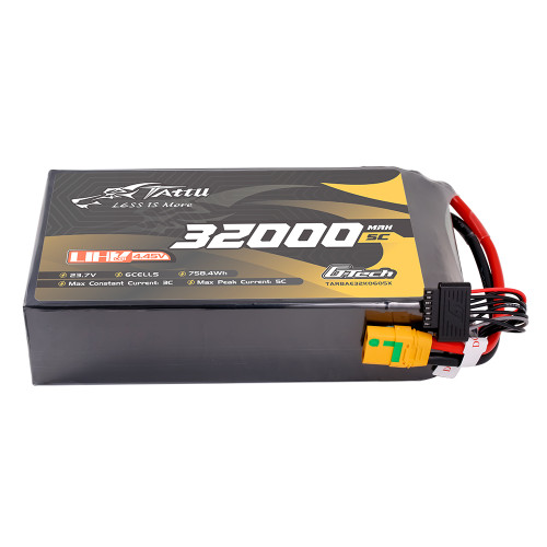 TATTUリポバッテリー16000mAh 22.2v 20C XT90S 散布ドローン用 【公式 
