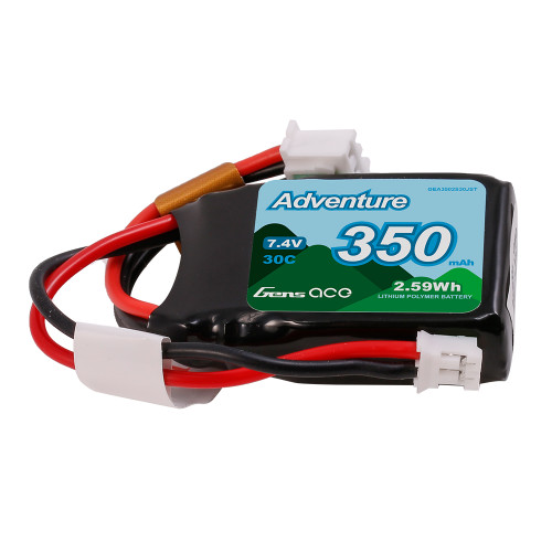 Gens ace 3000mAh 2S 7.4V TX Lipo Battery Pack with JST Plug