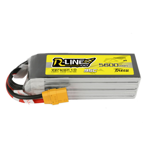 Tattu R-Line 5600mAh 29.6V 8S1P 95C 165.76Wh LiPo Battery with XT90-S