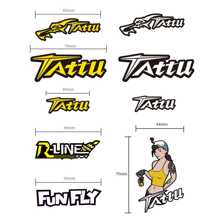 Tattu Sticker  2021 Yellow