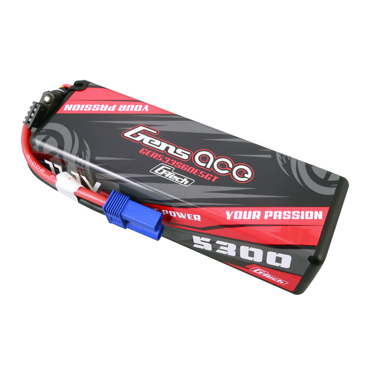 Gens Ace 5300mAh 11.1V 30C 3S1P Lipo Prise XT90   B 30C 5300 3S1P