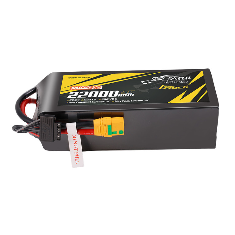 Tattu Semi-solid State 300Wh/kg 22000mAh 5C 22.2V 6S1P G-Tech Lipo Battery Pack with XT90S-F