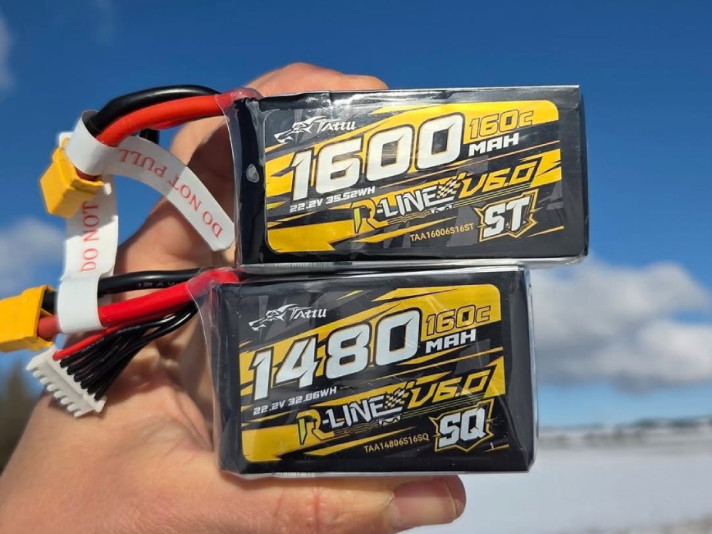 GensTattu FPV Quad Lipo Batteries