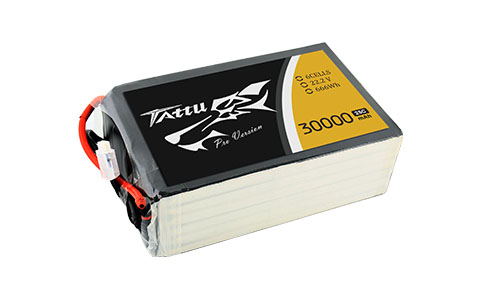 Tattu G-Tech 30000mAh 6S 22.2V 25C Lipo Battery Pack with AS150+