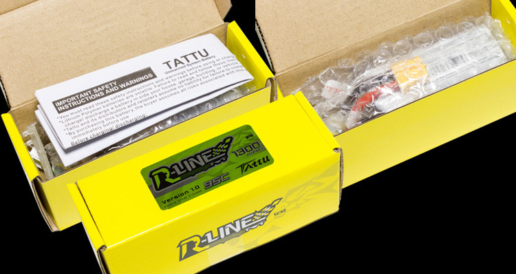 Tattu R-Line 1300mAh 95C lipo