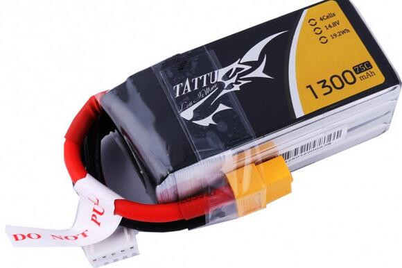 Tatty 1300mah fpv battery