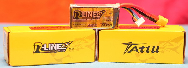 Tattu 1300mAh 4S 120C 2個セット✨️ Tattu 1300mAh 4S 120C 14.8V R-Line Version 3.0 Lipo Battery
