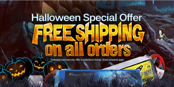 Free shipping on Halloween offer