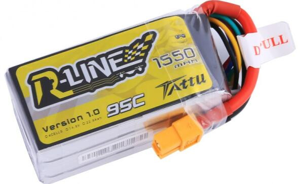 R-Line 1550mAh 4s 95c lipo battery